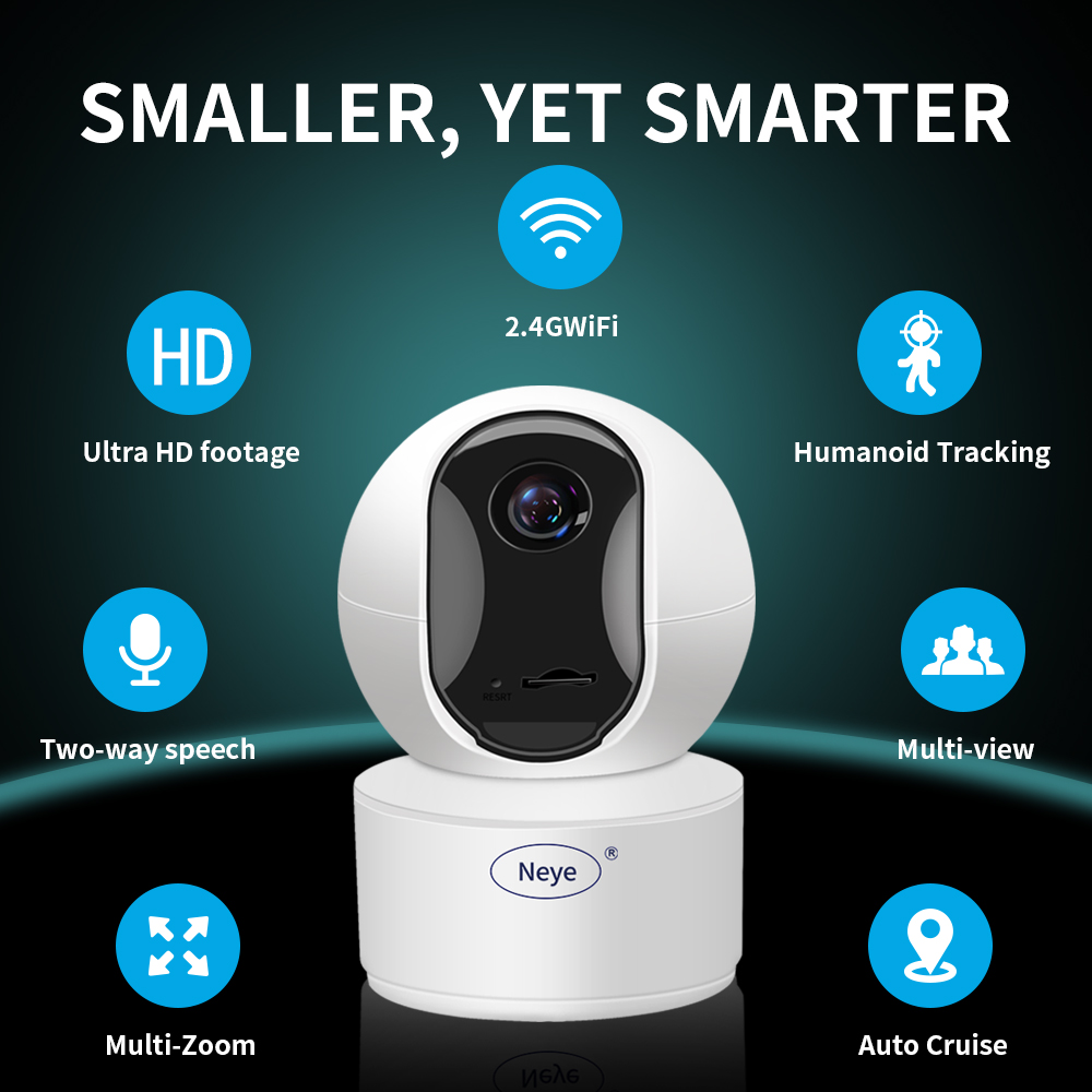 Smart Home Camera Ezviz - Cámara interior de seguridad WiFi 4K