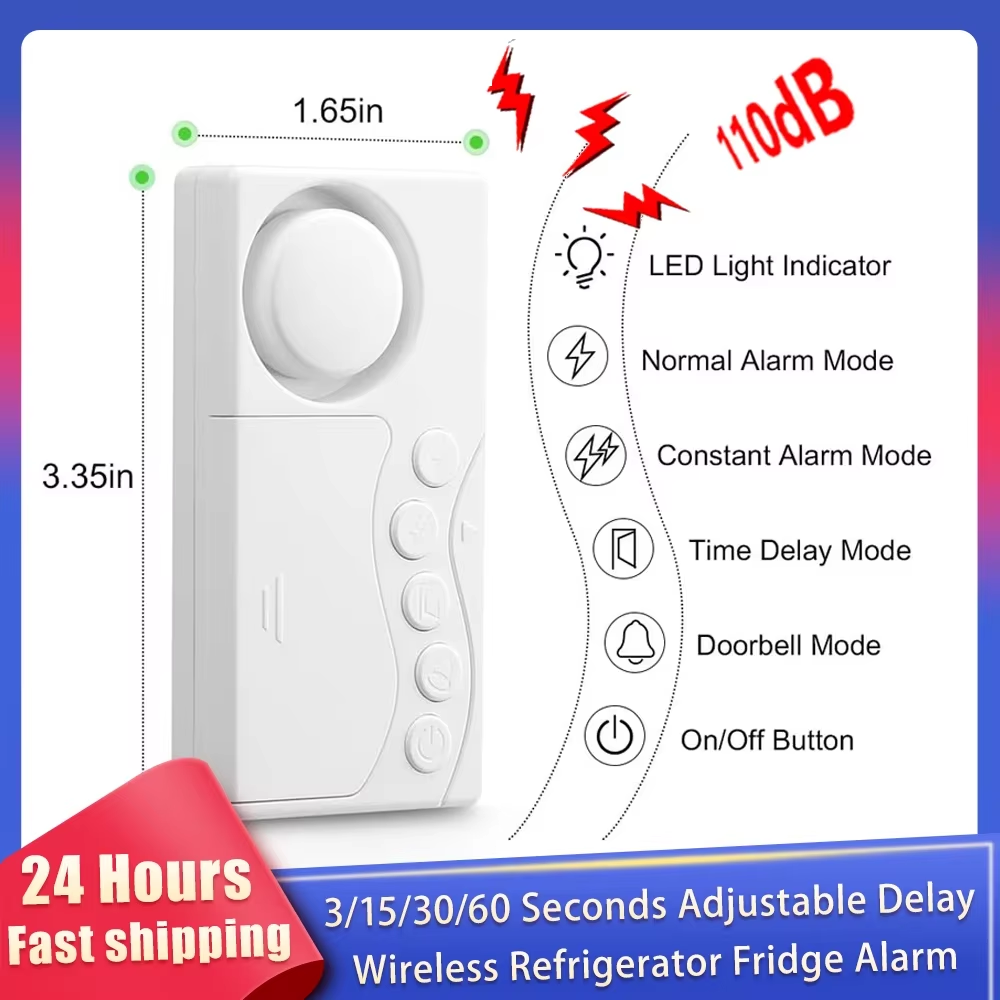 Wireless Door Sensor - Nueva alarma de puerta de congelador