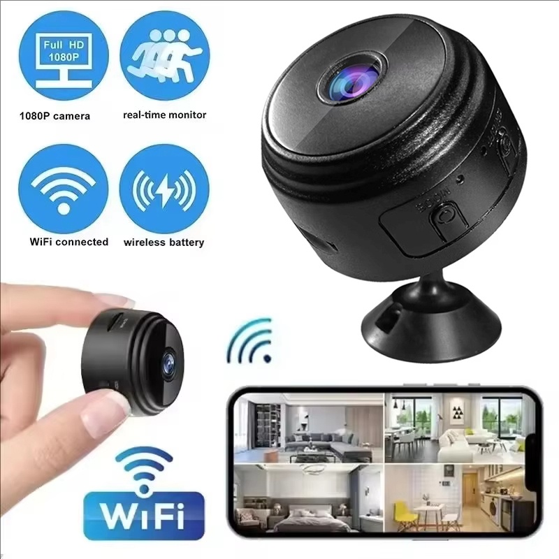 Smart Home Video - Mini Cámaras A9 1080P WiFi, Cámaras