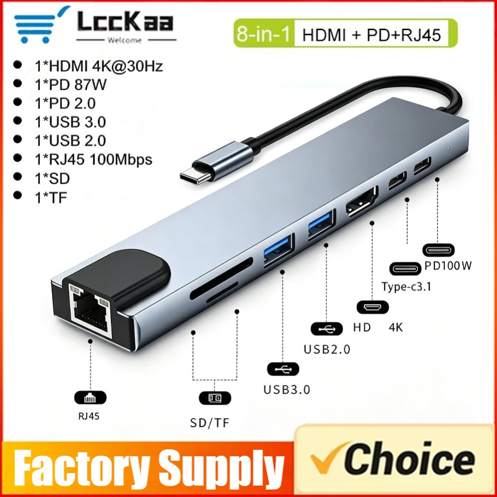 Smart Home Hub 2 - Hub USB C 8 en 1/2,