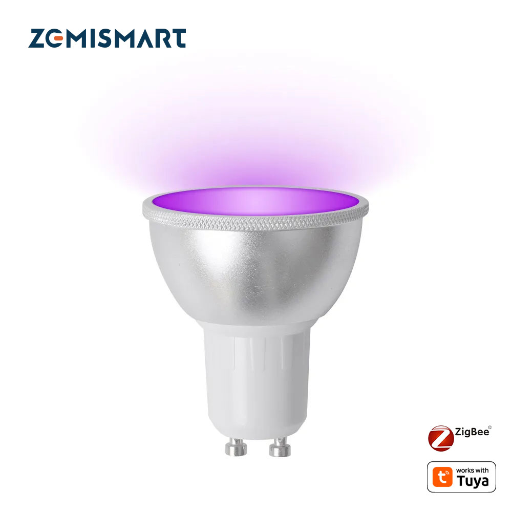 Smart Home Plus - Zemismart Zigbee GU10 bombilla LED inteligente