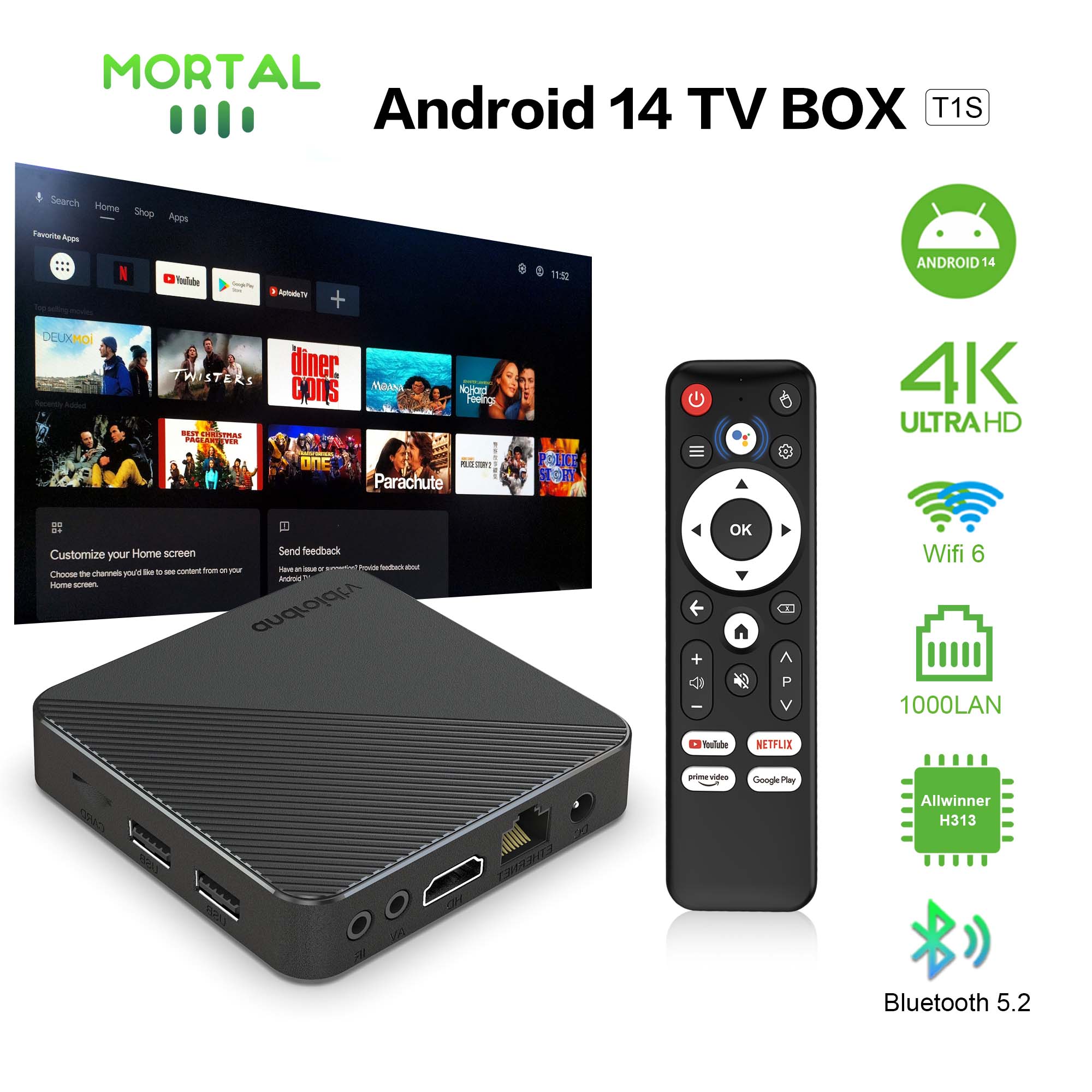 Smart Home Plus - TV Box con sistema de cine