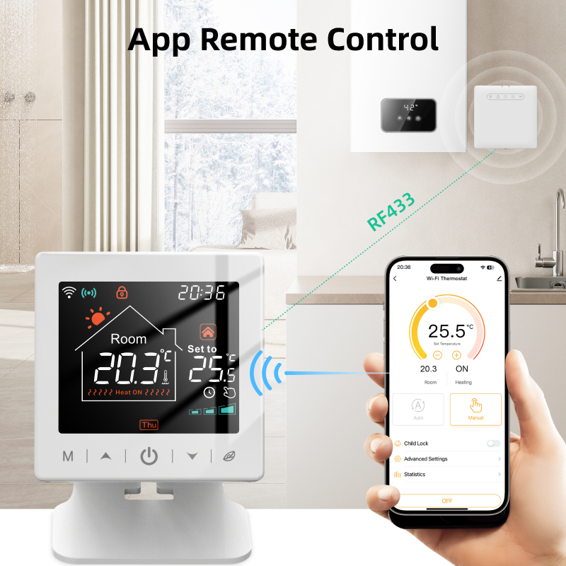 Termostato Wifi inteligente pa - Universal Remote Smart Home reseña y precio