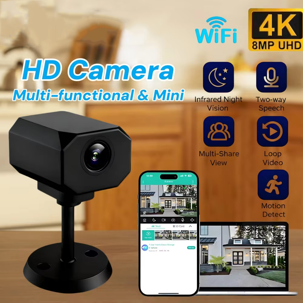 Cámara de seguridad WiFi 4K HD - Smart Home Video reseña y precio