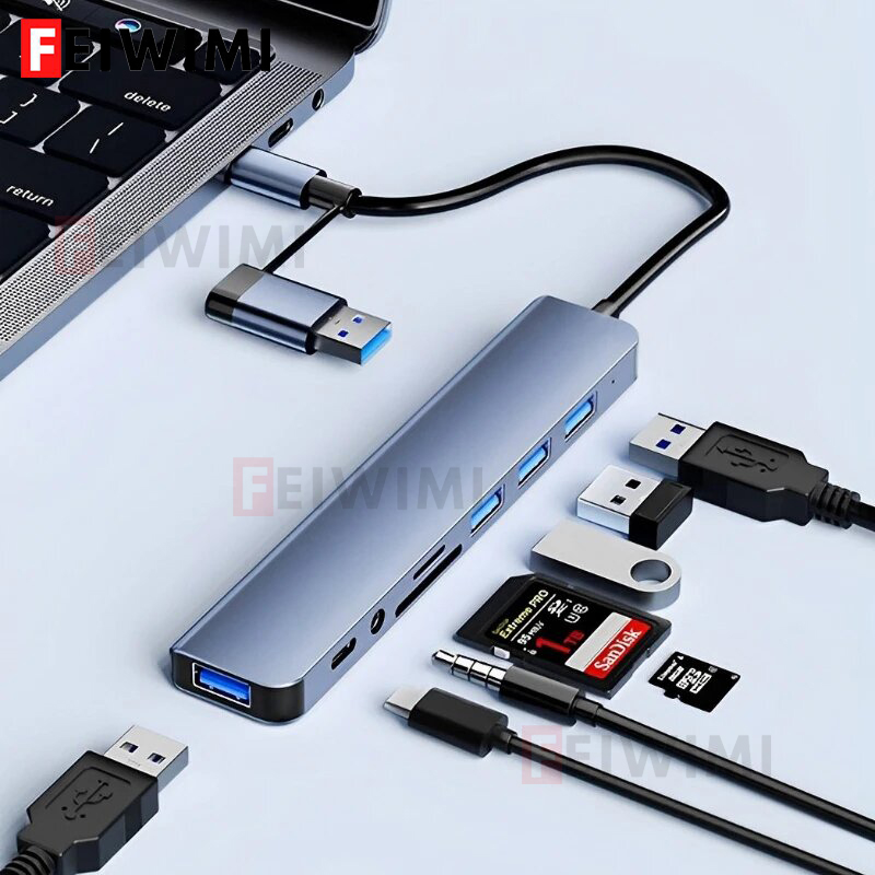 Divisor USB C de 8 puertos, Hu - Smart Home Hub 2 reseña y precio