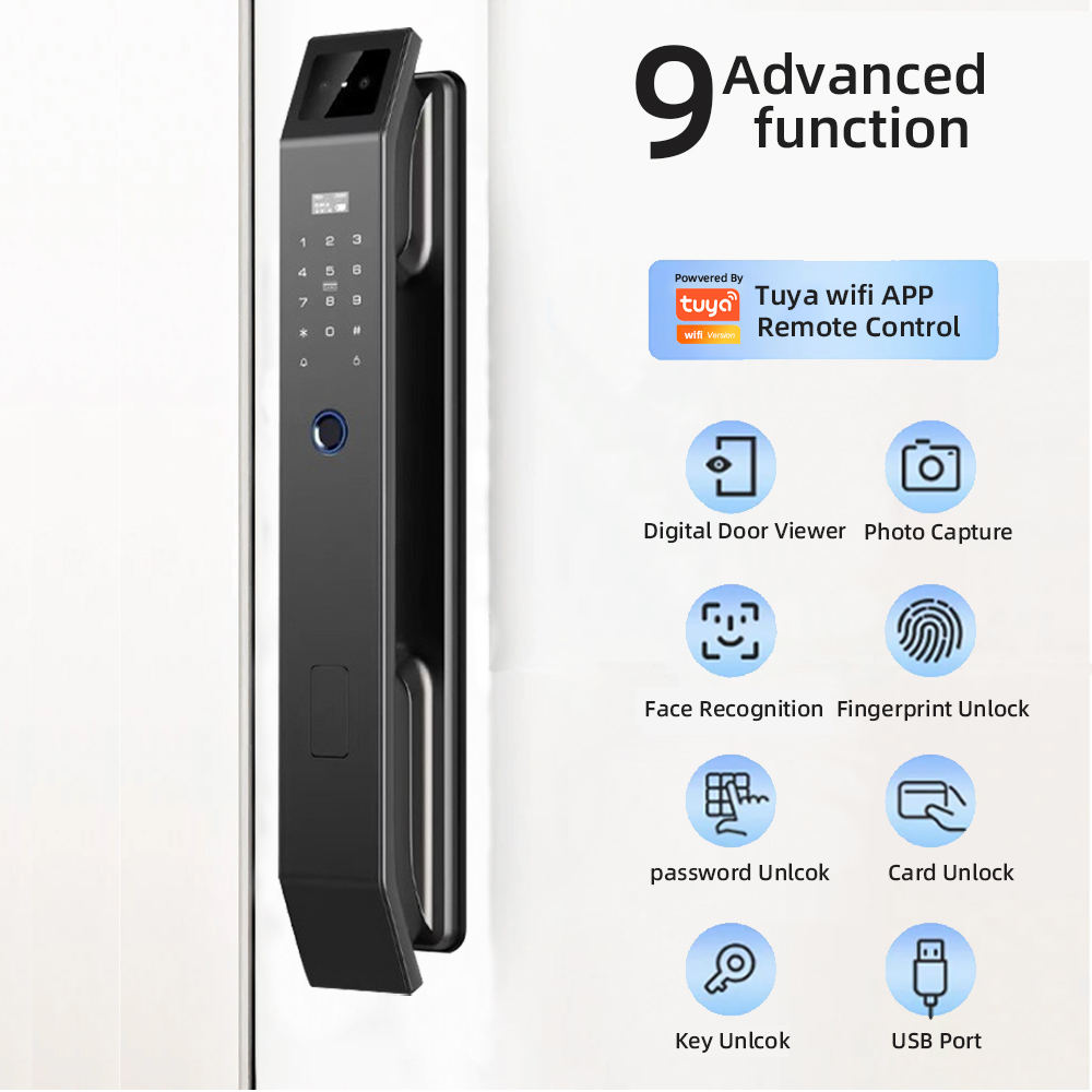 RAYKUBE DF14 Tuya WiFi 3D reco - Smart Home Door Lock reseña y precio