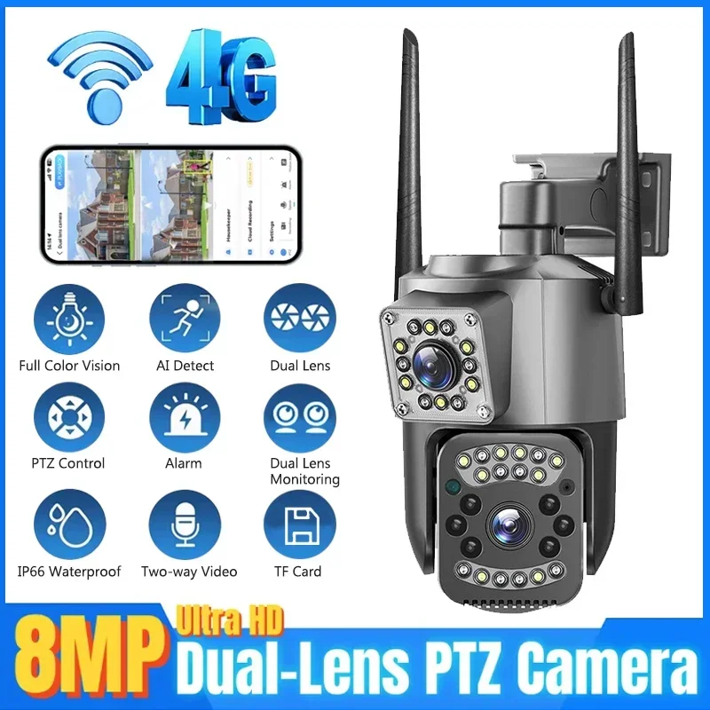 Cámara IP WIFI de 8MP, 4K, PTZ - Smart Home Camera Ezviz reseña y precio