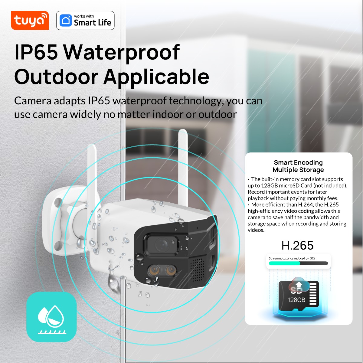Tuya Smart 4MP 2.5K Lente dual - Smart Home Camera Ezviz reseña y precio