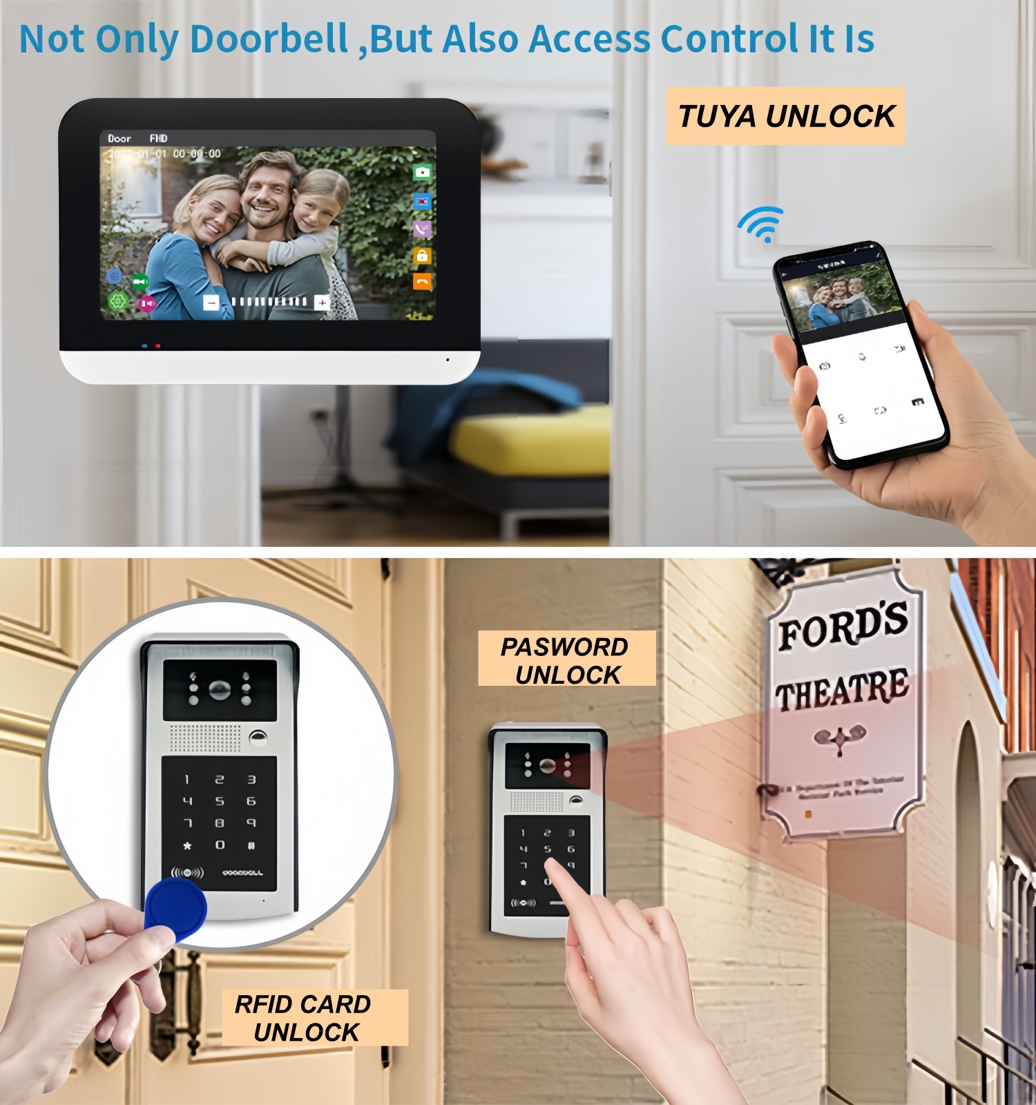 Sistema de videoportero WIFI T - Smart Home Video reseña y precio