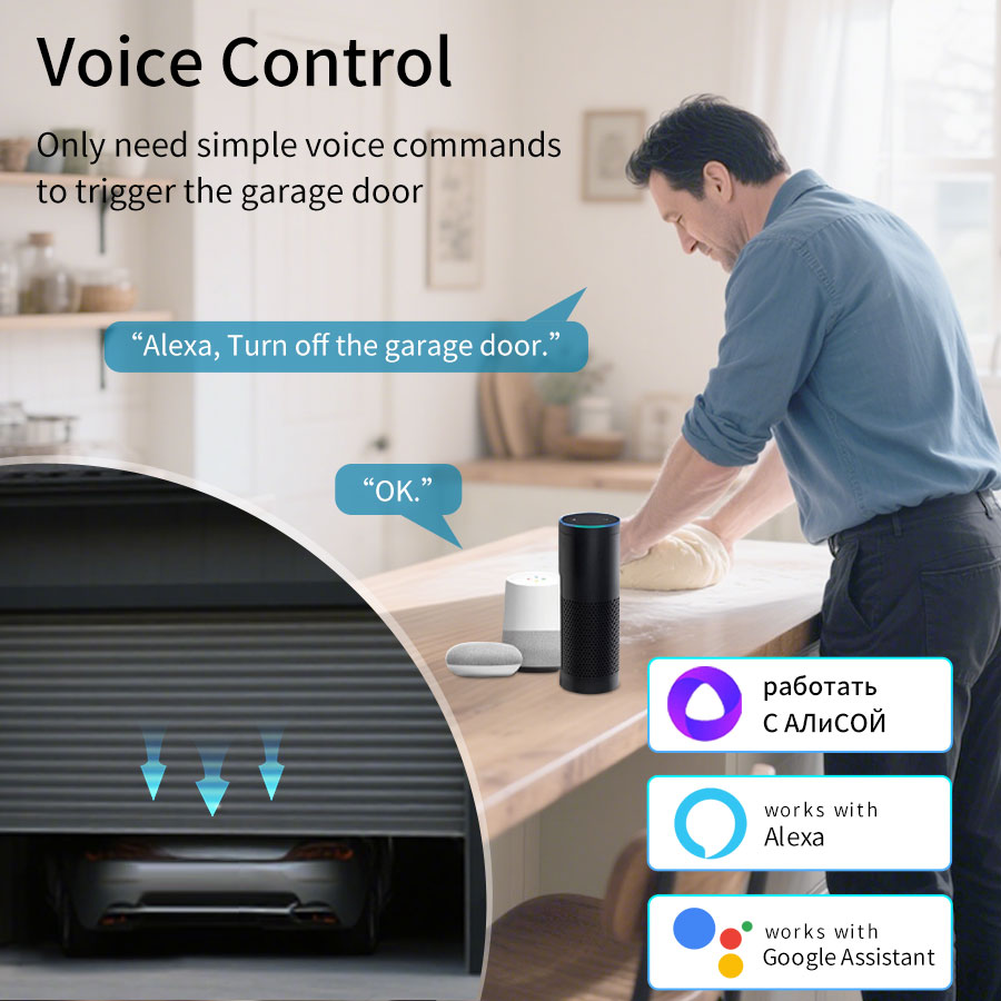 Controlador de Puerta de Garaj - Wireless Door Sensor reseña y precio