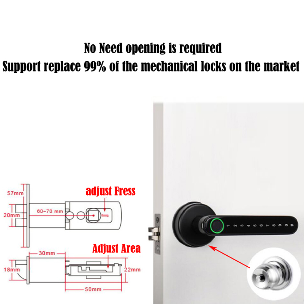 TTLock Cerradura inteligente c - Smart Home Door Lock reseña y precio