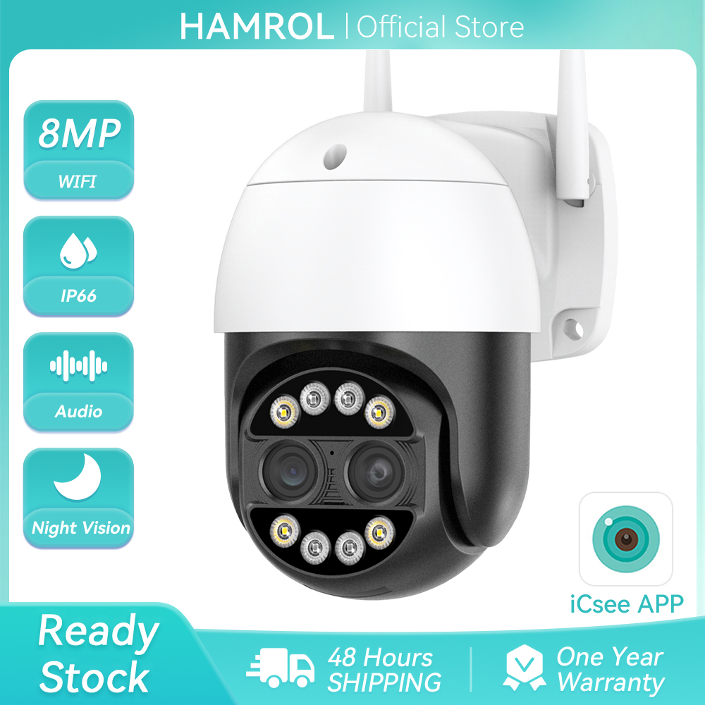 Cámara WIFI PTZ de 8MP con Dob - Smart Home Camera Ezviz reseña y precio