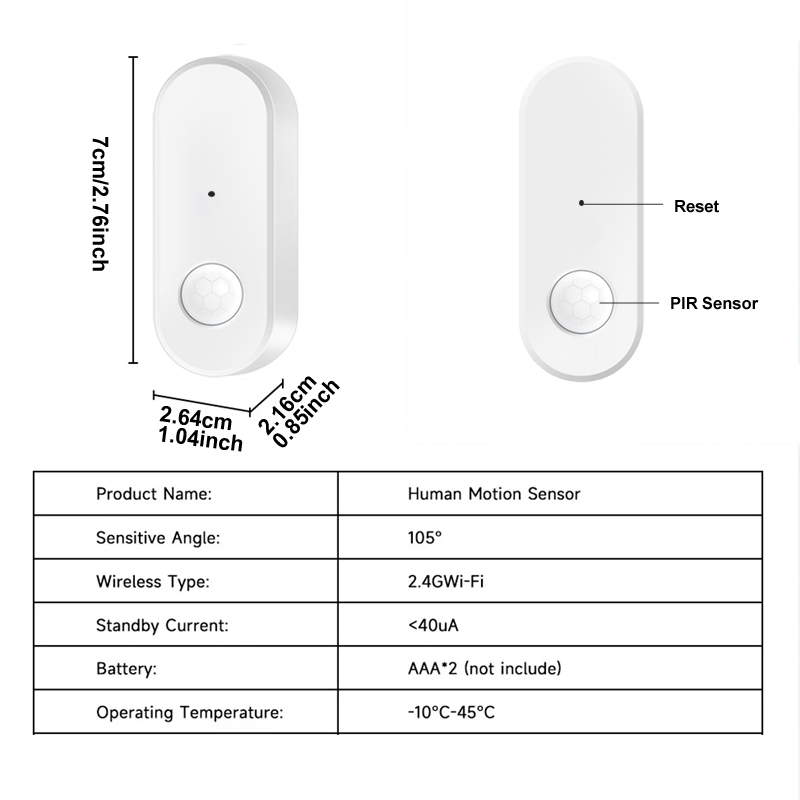 Tuya-Sensor de movimiento PIR  - Smart Home Wiser reseña y precio