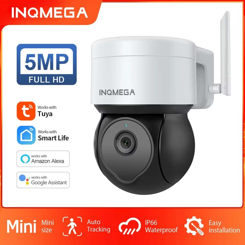 INQMEGA 5MP Tuya cámara PTZ pa - Smart Home Camera Ezviz reseña y precio